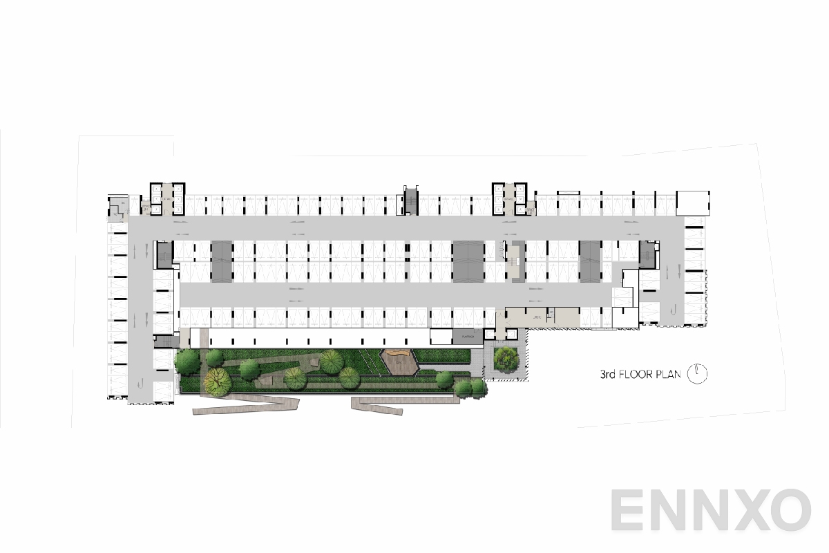 แปลนชั้น 3rd floor plan ของโครงการ Life Sathorn Sierra