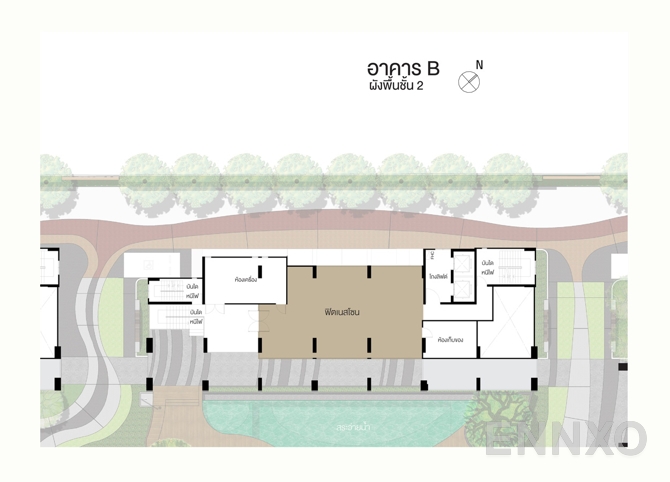 แปลนชั้น 2nd Floor ของโครงการ ลุมพินี พาร์ค บรมราชชนนี - สิรินธร