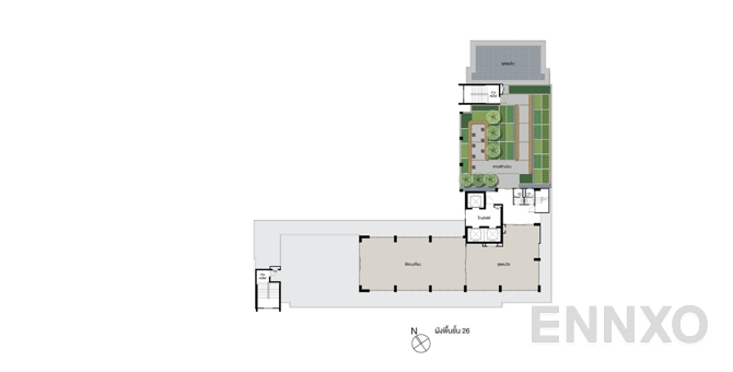 แปลนชั้น 26th Floor ของโครงการ ลุมพินี เพลส แจ้งวัฒนะ - ปากเกร็ด สเตชั่น