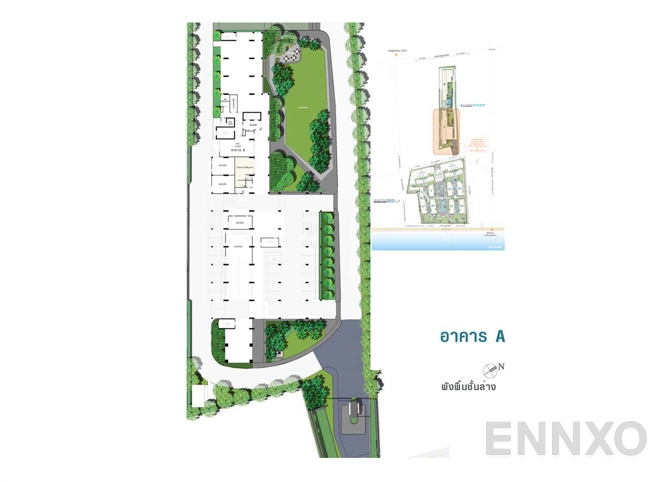 แปลนชั้น G Floor ของโครงการ Lumpini Seaview Cha-Am