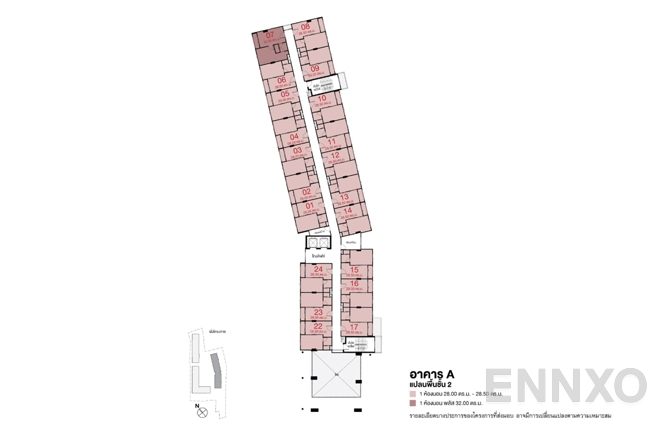 แปลนชั้น Building A : 2nd Floor ของโครงการ ลุมพินี ซีเล็คเต็ด จรัญ 65 - สิรินธร สเตชั่น