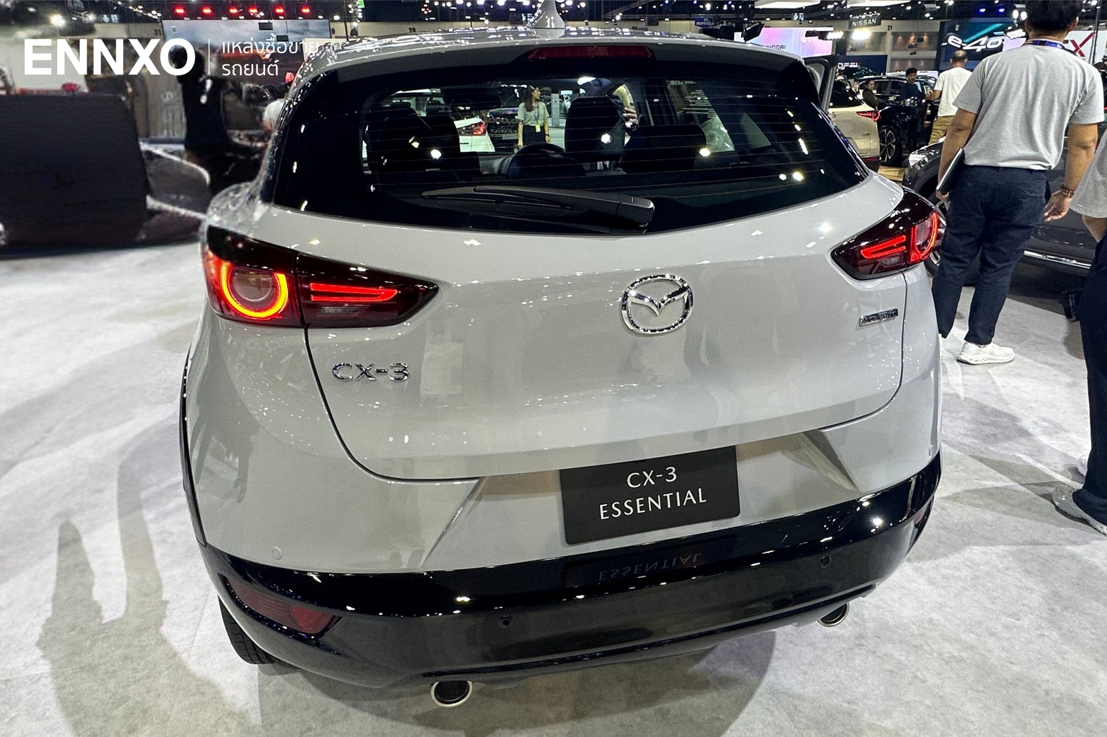 ด้านหลังรถ Mazda CX-3 2026