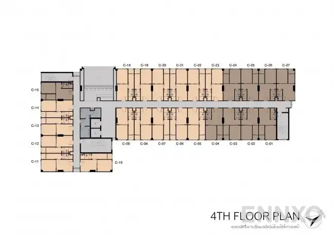 แปลนชั้น Building C ของโครงการ นิช ไอดี สุขุมวิท 113