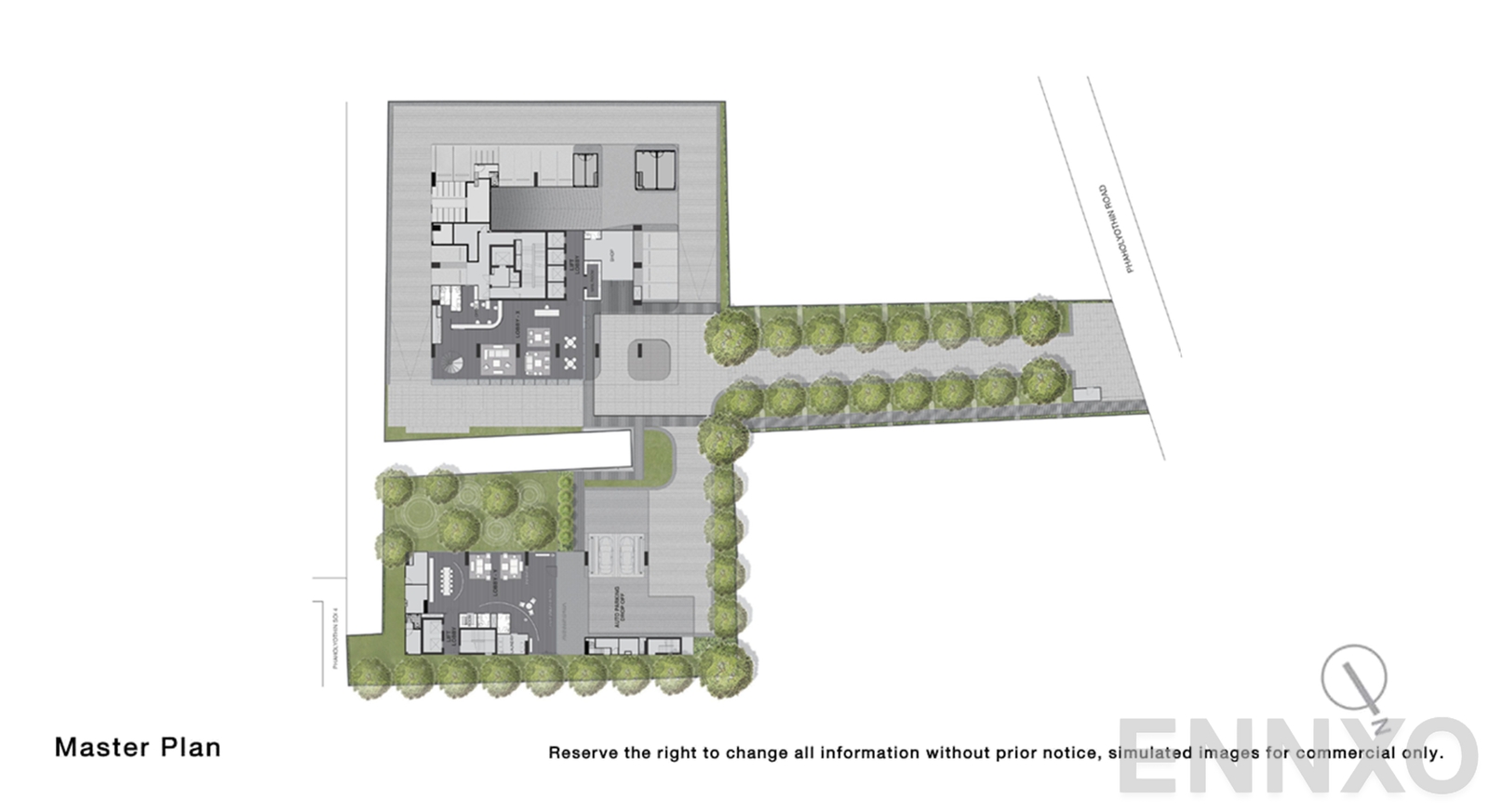 แปลนชั้น Master Plan ของโครงการ Noble Around Ari