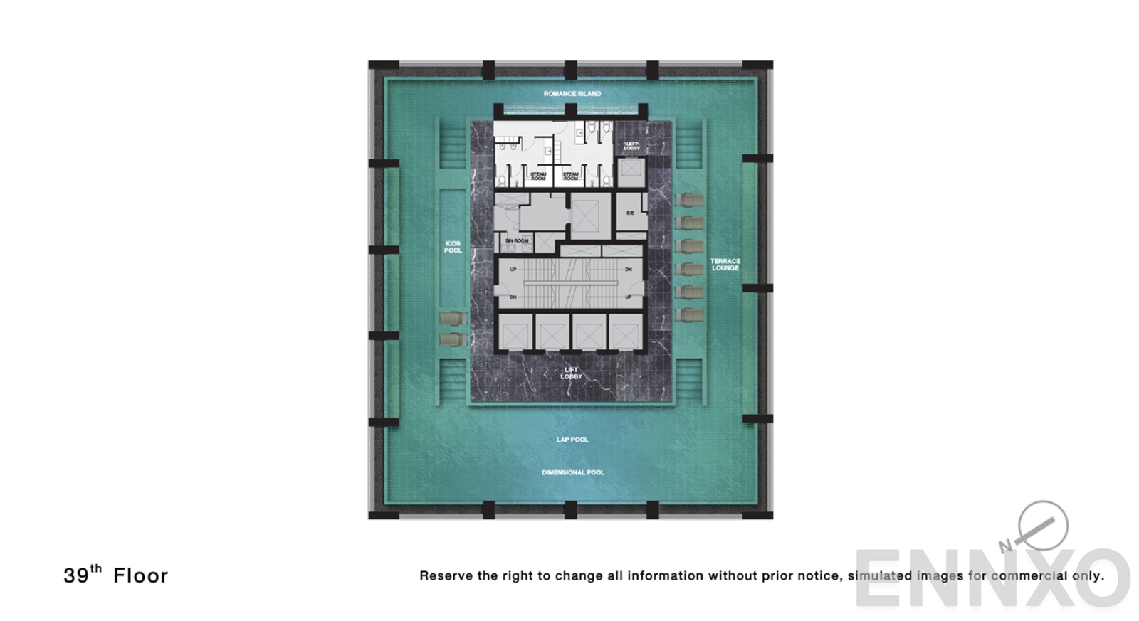 แปลนชั้น 39 Floor ของโครงการ Noble Around Ari