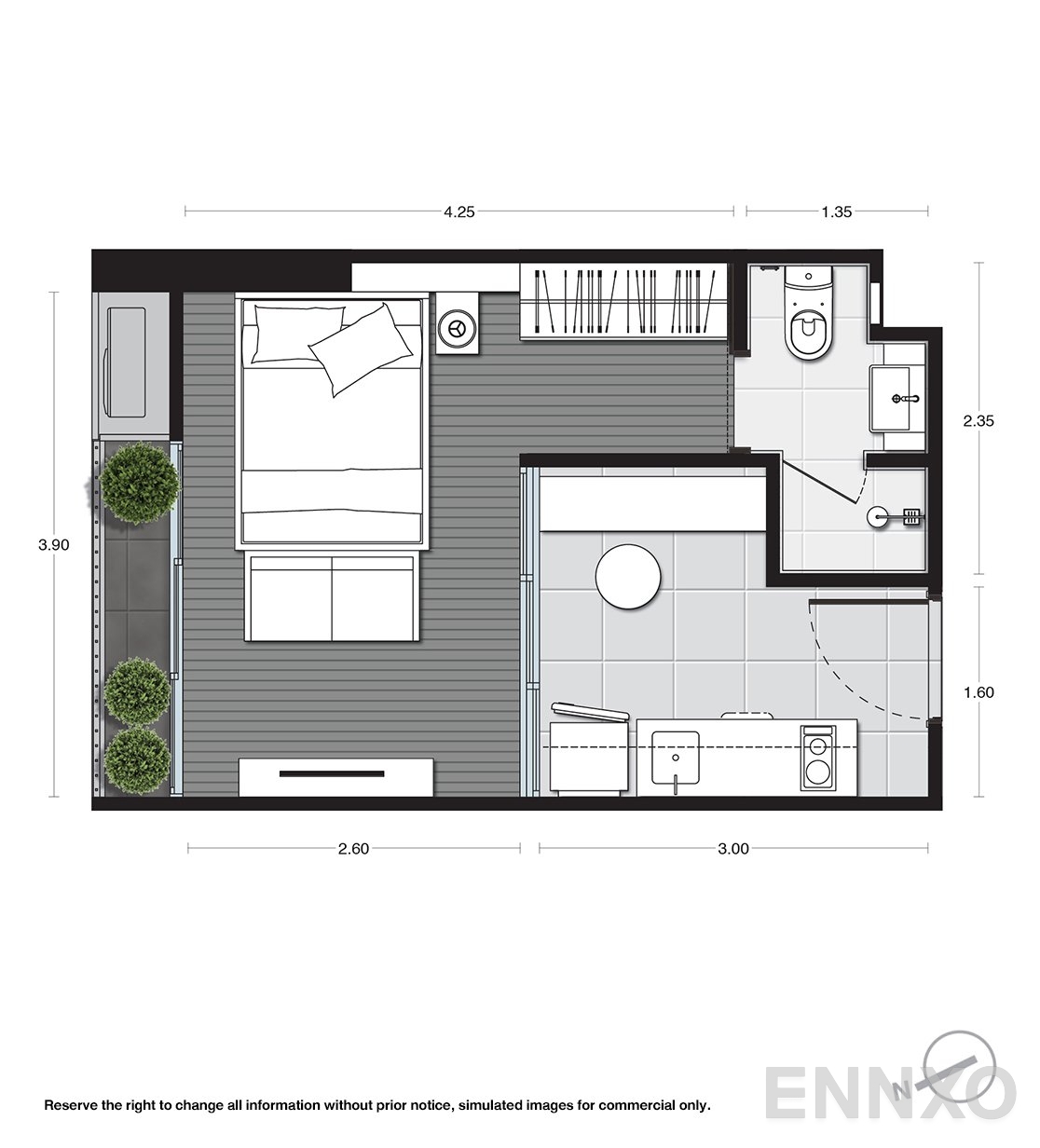 รูปแปลนห้อง A10 ของโครงการ Noble Around Ari