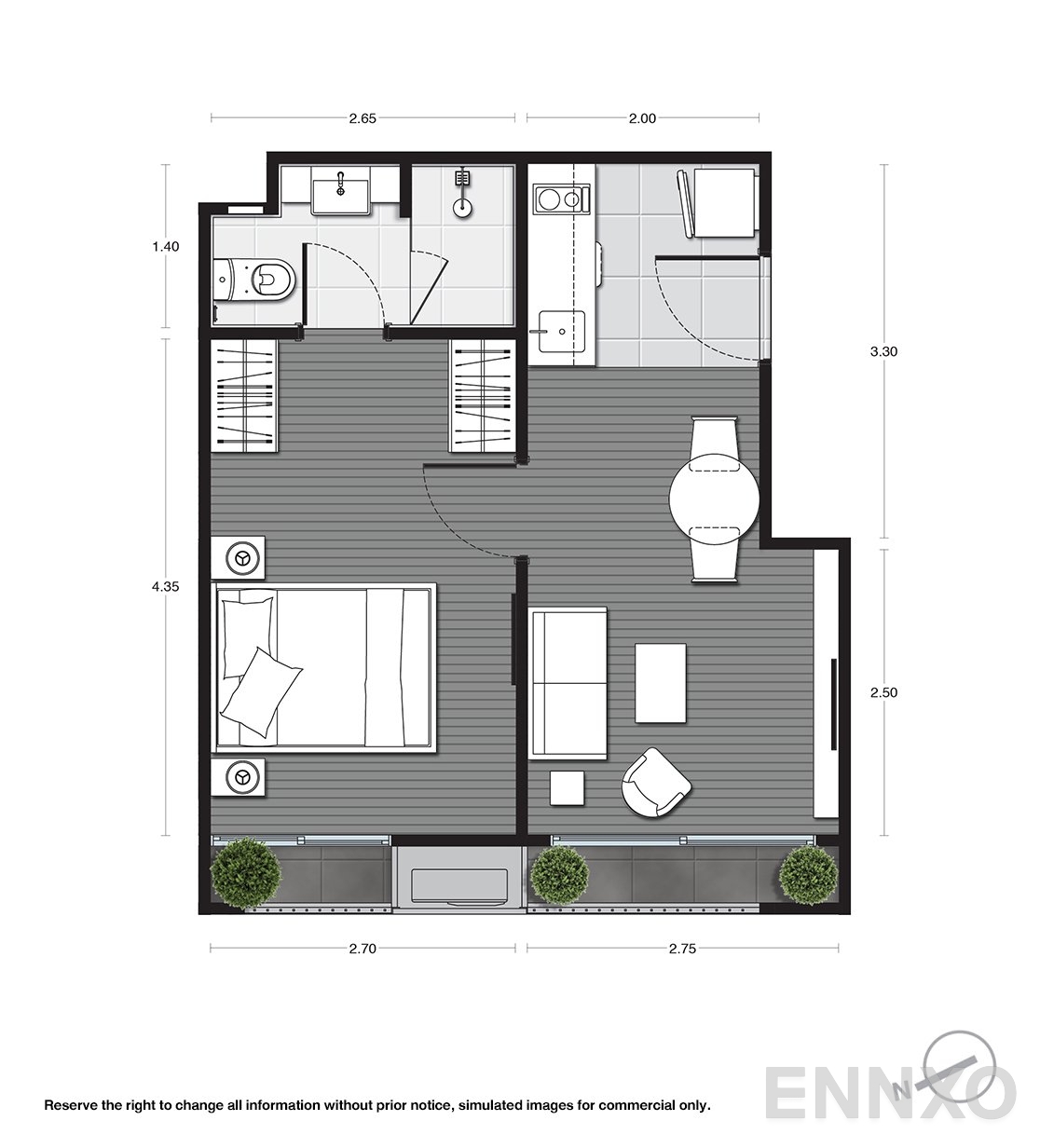 รูปแปลนห้อง A10 ของโครงการ Noble Around Ari