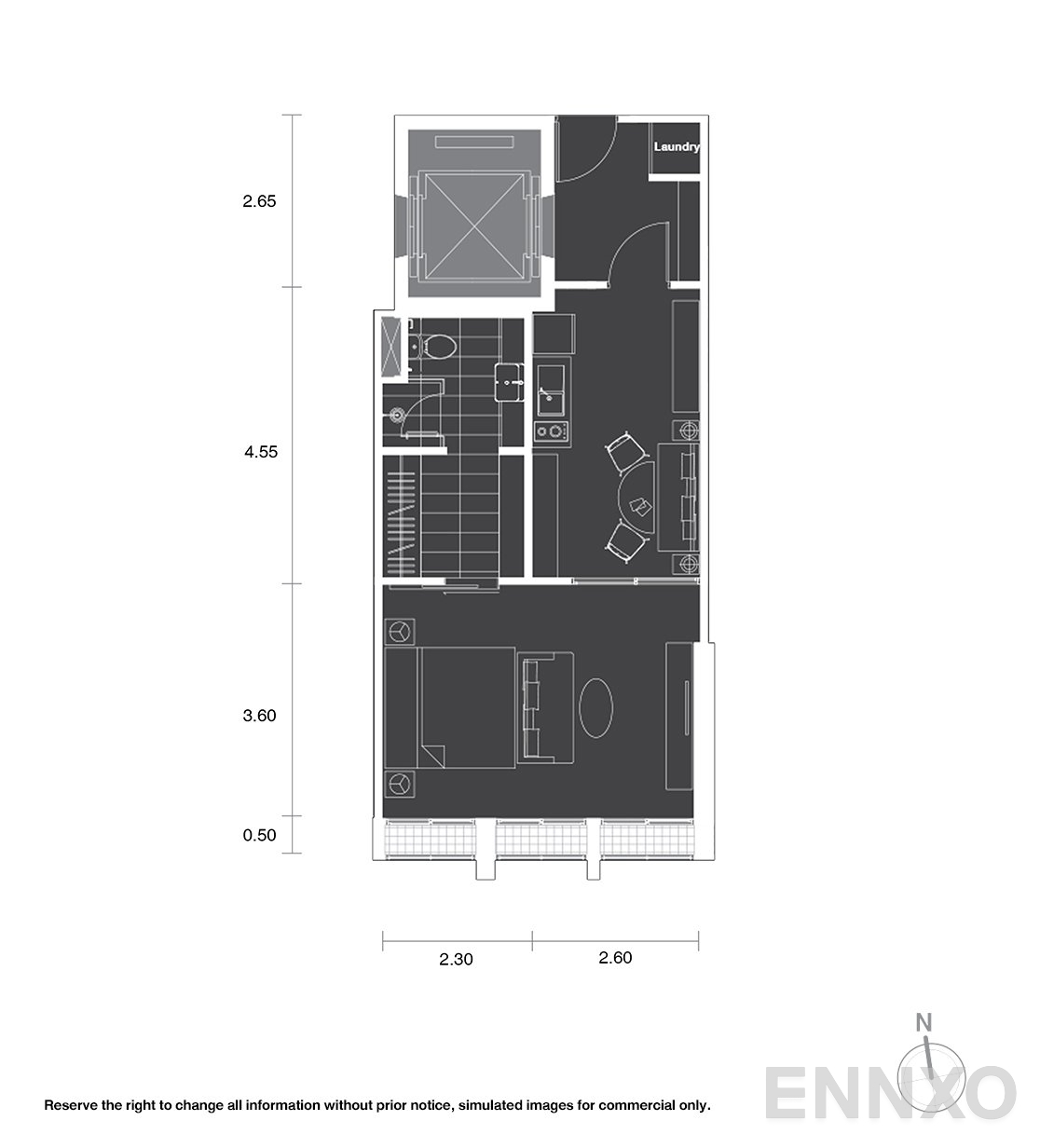 รูปแปลนห้อง A6 ของโครงการ โนเบิล เพลินจิต