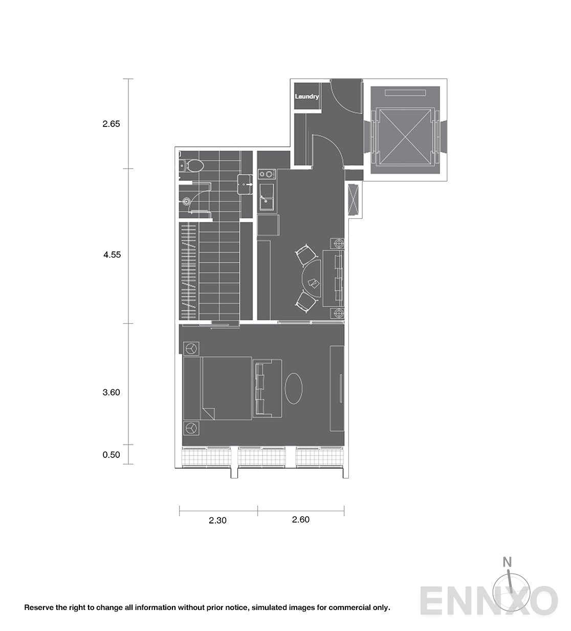 รูปแปลนห้อง A7 ของโครงการ โนเบิล เพลินจิต