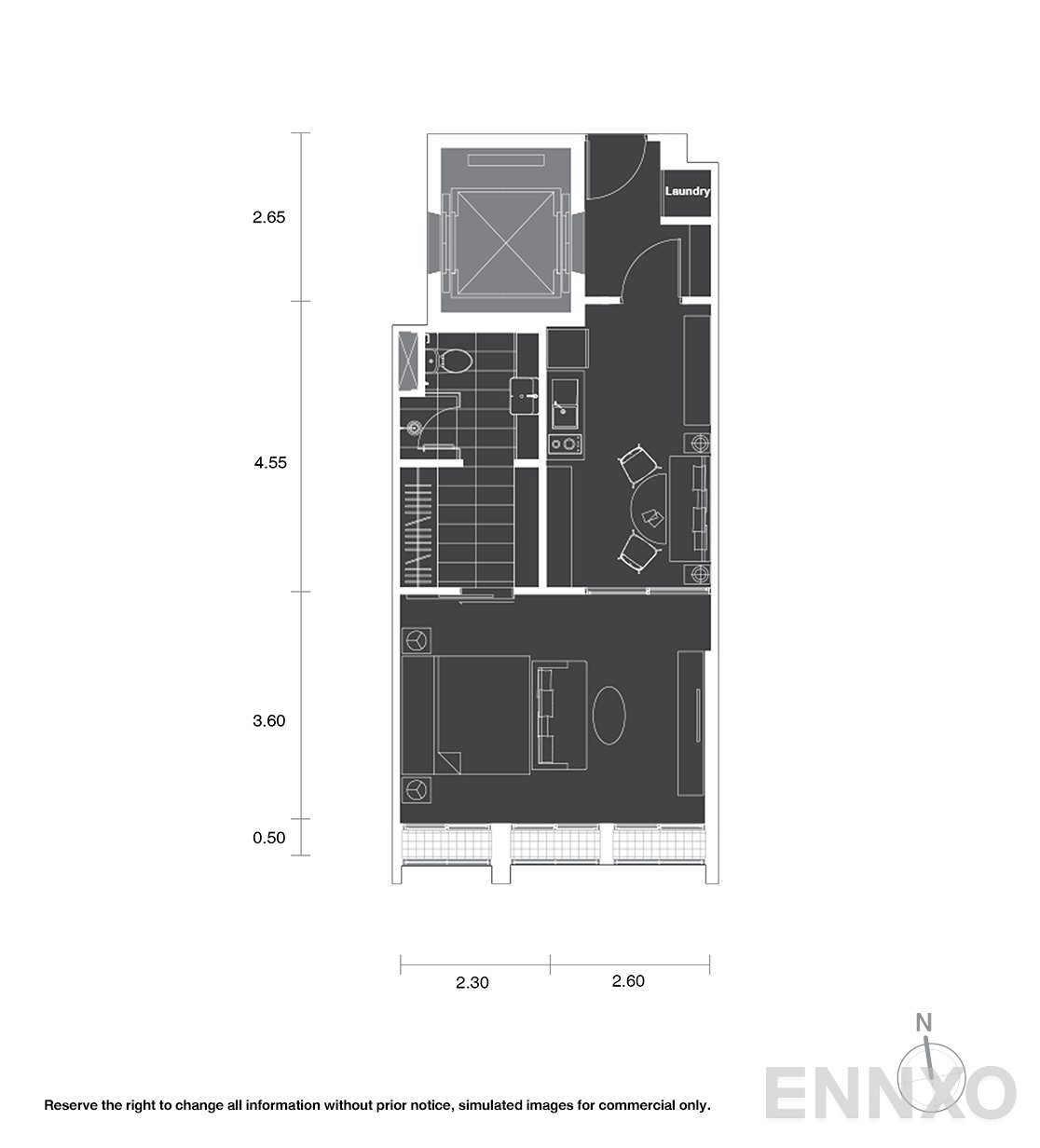 รูปแปลนห้อง A8 ของโครงการ โนเบิล เพลินจิต