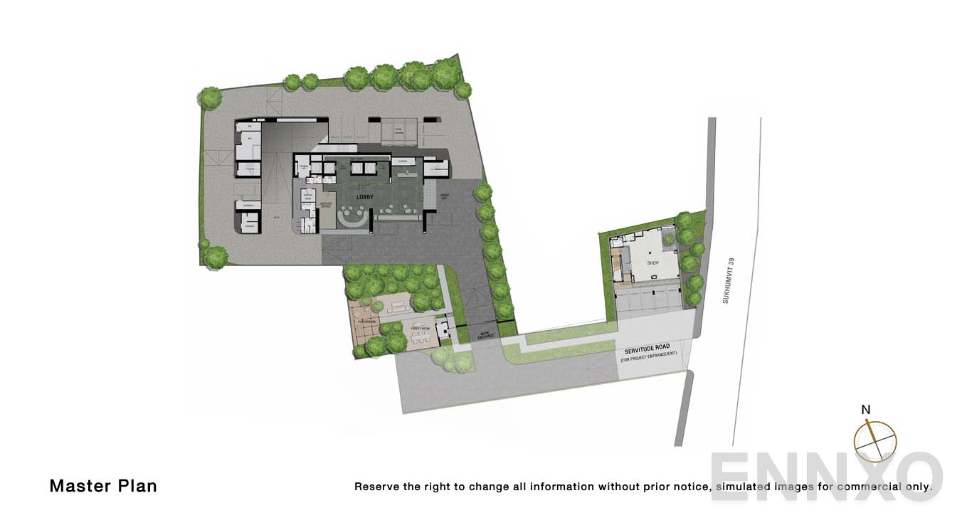 แปลนชั้น Master Plan ของโครงการ NOBLE STATE 39