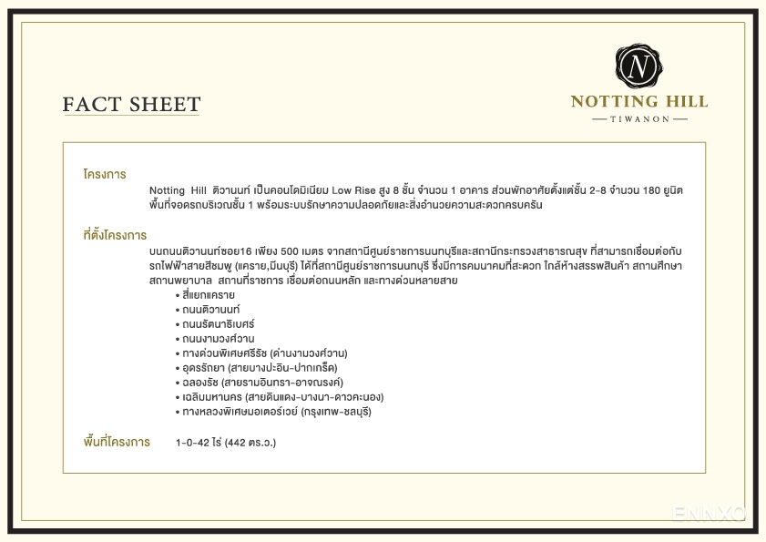 รูป โบรชัวร์ ของ โครงการ Notting Hill หน้า 25