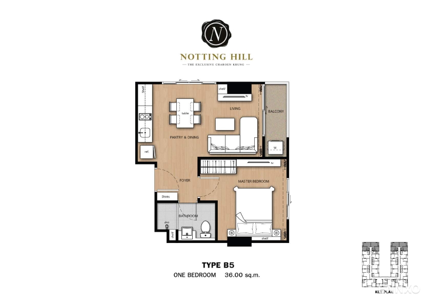 รูป ของ Notting Hill The Exclusive CharoenKrung
(นอตติ้ง ฮิลล์ ดิ เอ็กซ์คลูซีฟ เจริญกรุง) - รูปที่ 8