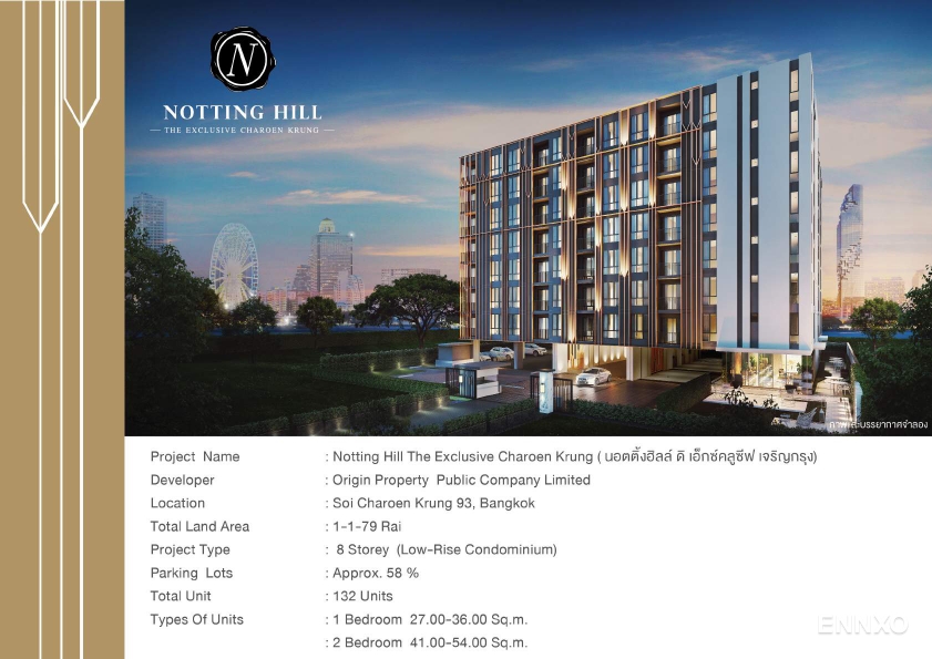 รูป ของ Notting Hill The Exclusive CharoenKrung
(นอตติ้ง ฮิลล์ ดิ เอ็กซ์คลูซีฟ เจริญกรุง) - รูปที่ 2