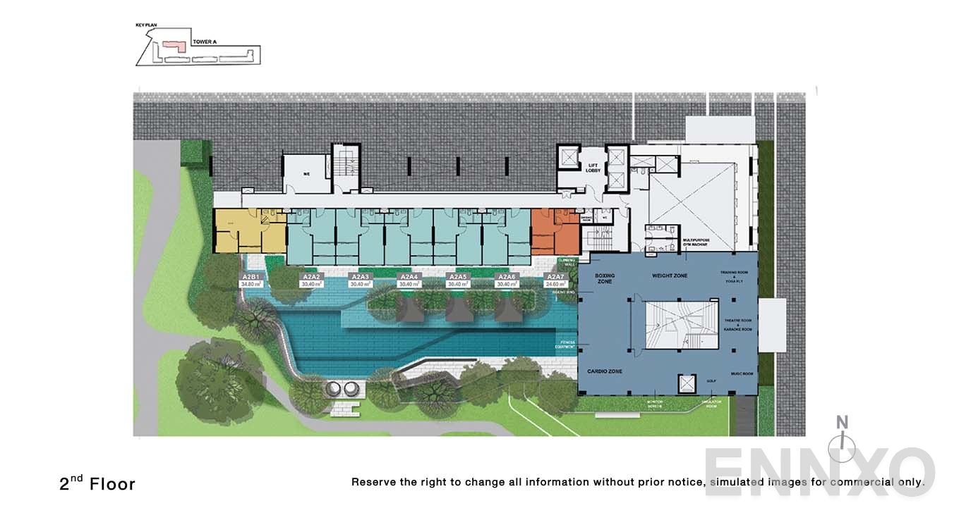 แปลนชั้น 2 Floor ของโครงการ นิว คอนเน็กซ์ ดอนเมือง