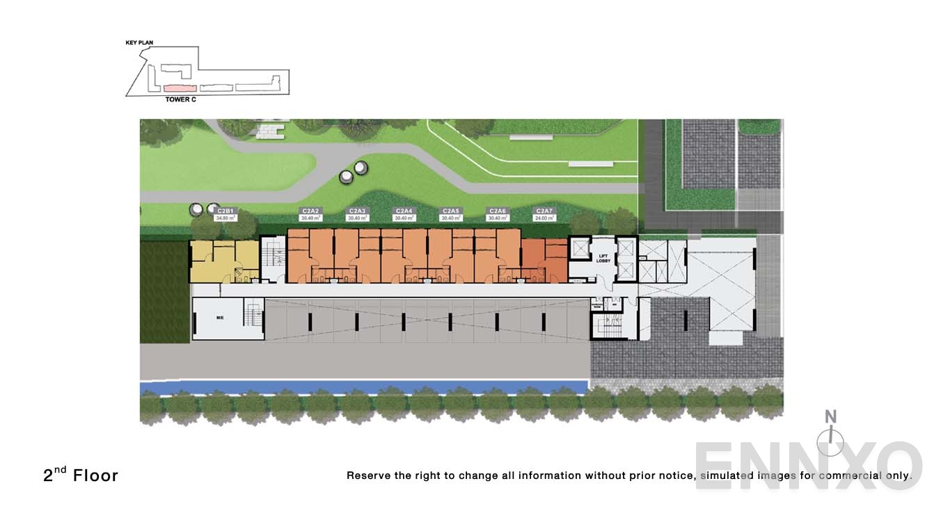 แปลนชั้น 2 Floor ของโครงการ นิว คอนเน็กซ์ ดอนเมือง