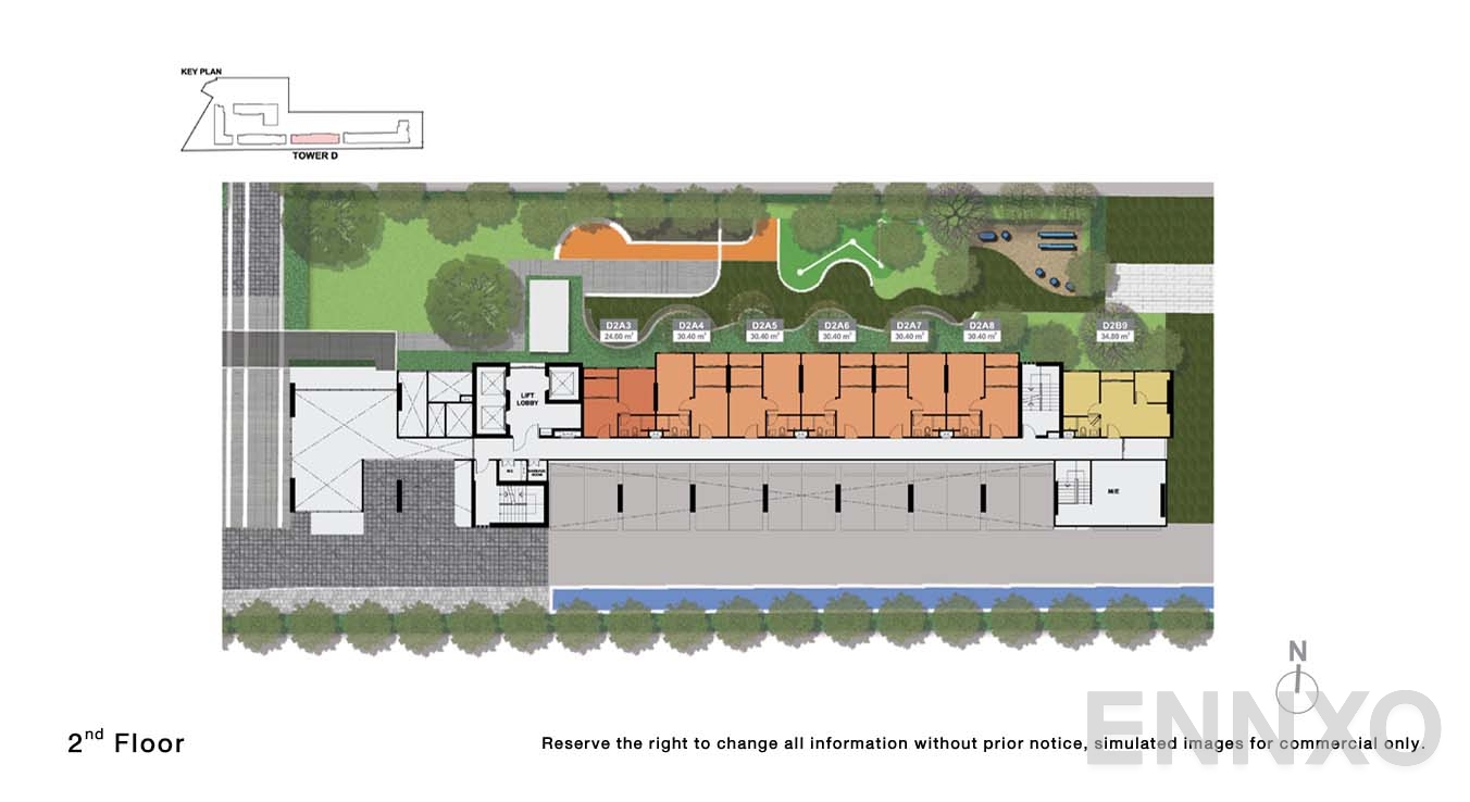 แปลนชั้น 2 Floor ของโครงการ นิว คอนเน็กซ์ ดอนเมือง
