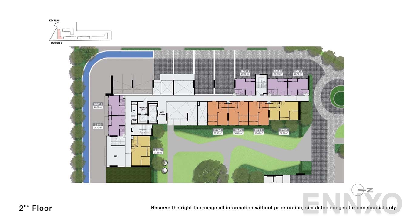 แปลนชั้น 2 Floor ของโครงการ นิว คอนเน็กซ์ ดอนเมือง