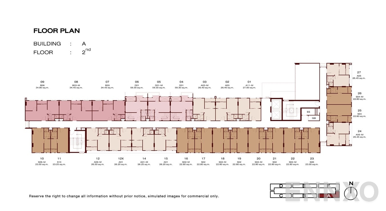 แปลนชั้น 2 Floor ของโครงการ Nue Core Khu Khot Station