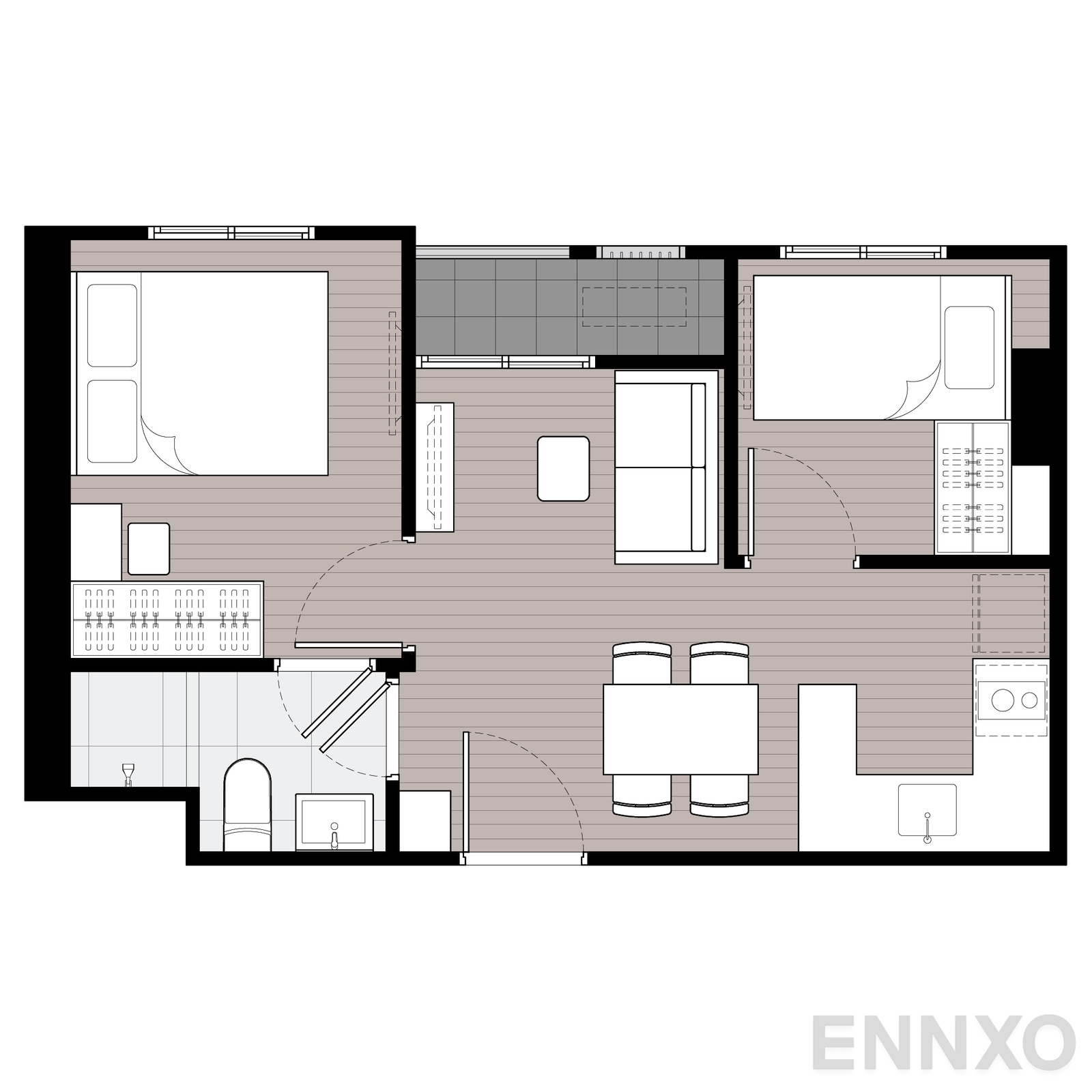 รูปแปลนห้อง 11 ของโครงการ นิว ครอส คูคต สเตชัน
