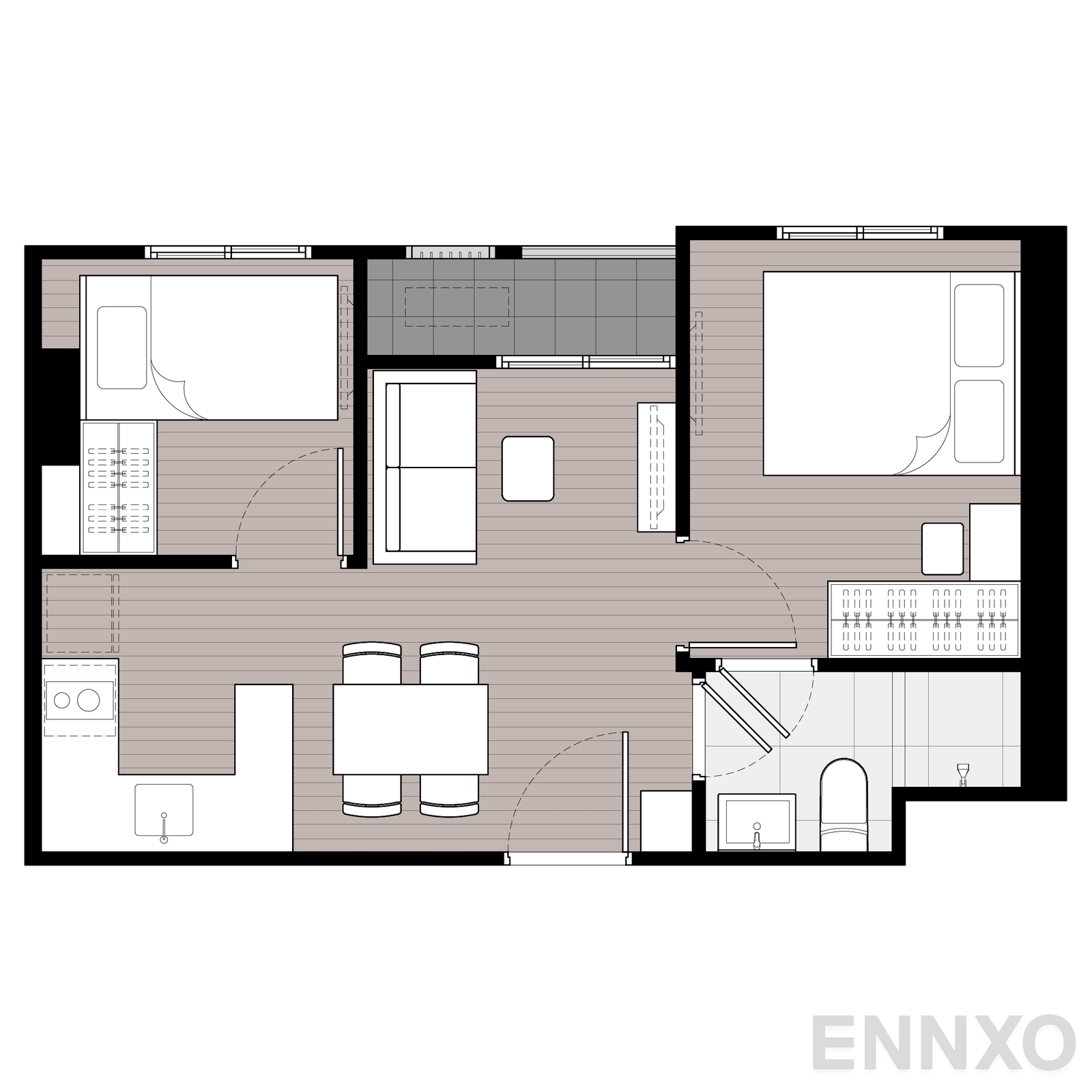 รูปแปลนห้อง 11 ของโครงการ นิว ครอส คูคต สเตชัน