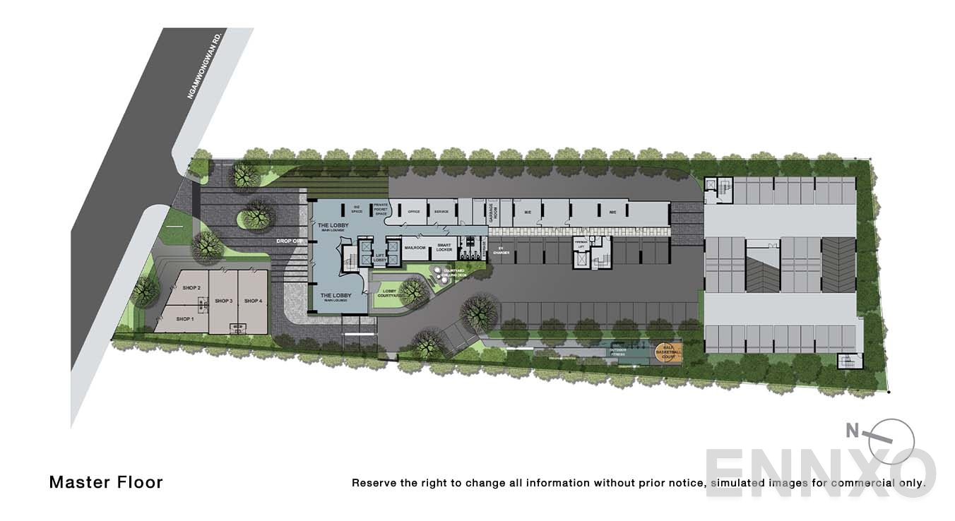 แปลนชั้น Master Plan ของโครงการ นิว โนเบิล งามวงศ์วาน