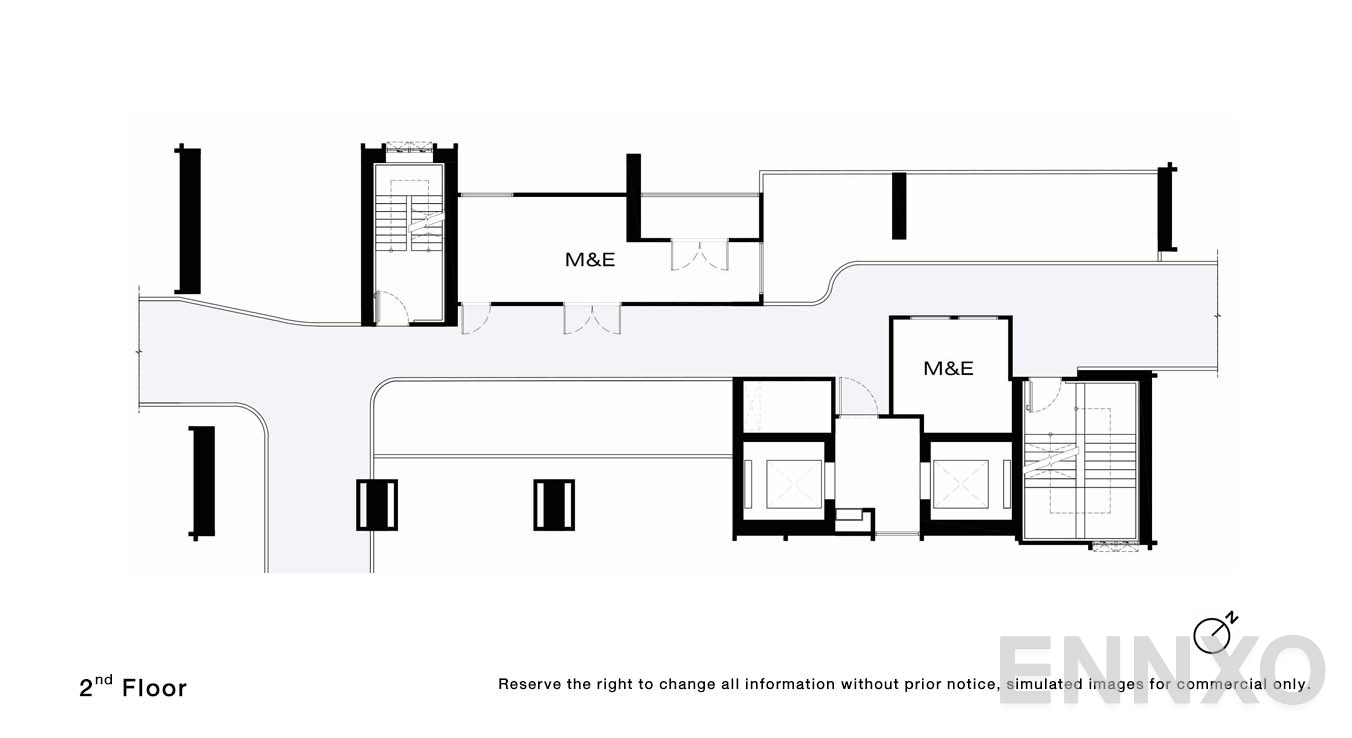 แปลนชั้น 2 Floor ของโครงการ NUE Riverest Ratburana