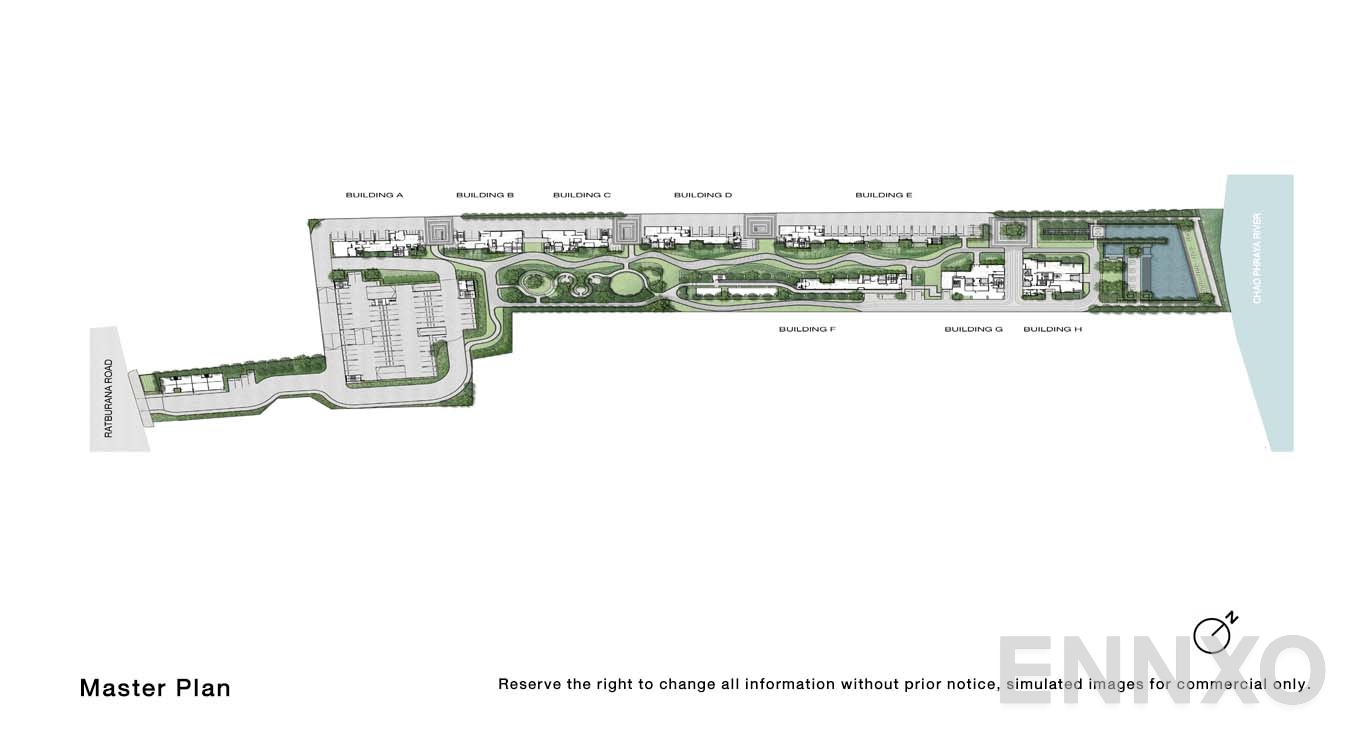 แปลนชั้น Master Plan ของโครงการ NUE Riverest Ratburana