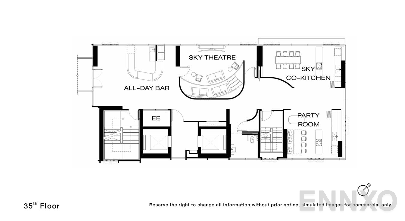 แปลนชั้น 35 Floor ของโครงการ NUE Riverest Ratburana