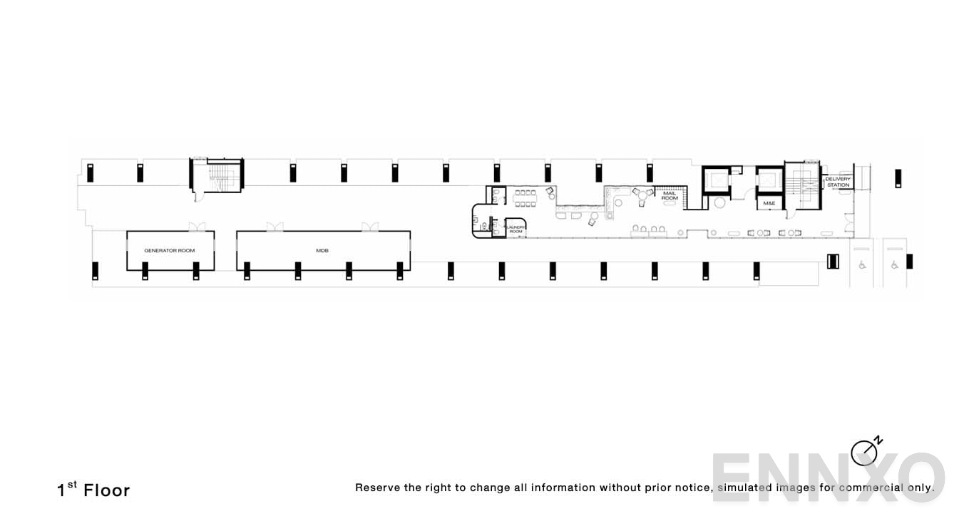 แปลนชั้น 1 Floor ของโครงการ NUE Riverest Ratburana