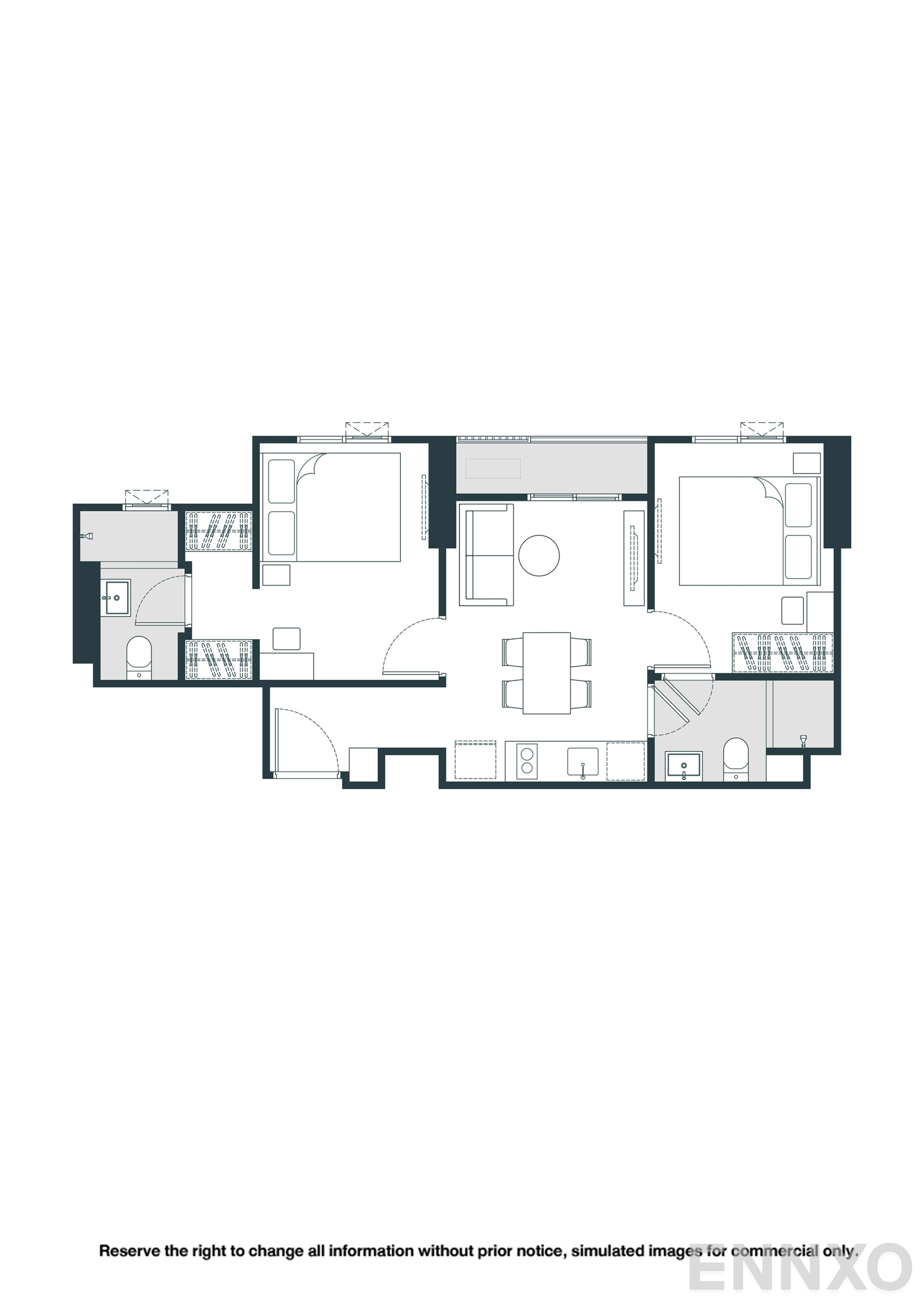 รูปแปลนห้อง B16 ของโครงการ NUE Riverest Ratburana