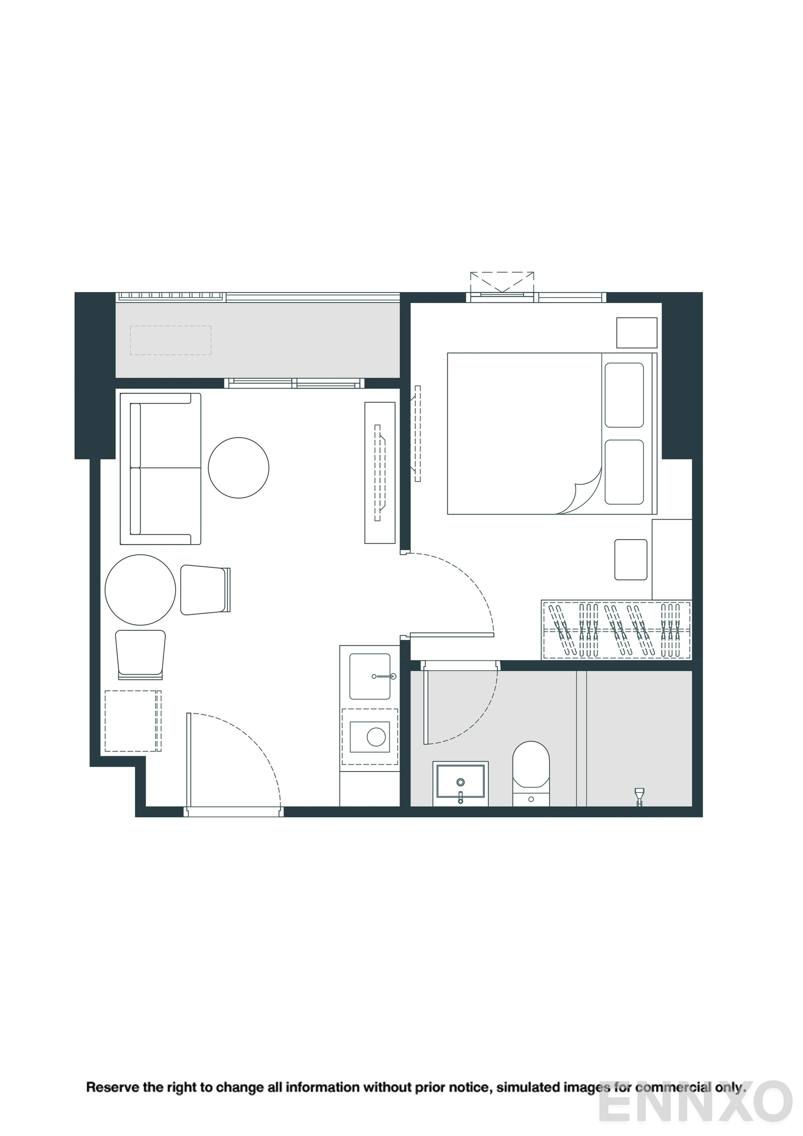 รูปแปลนห้อง A10 ของโครงการ NUE Riverest Ratburana