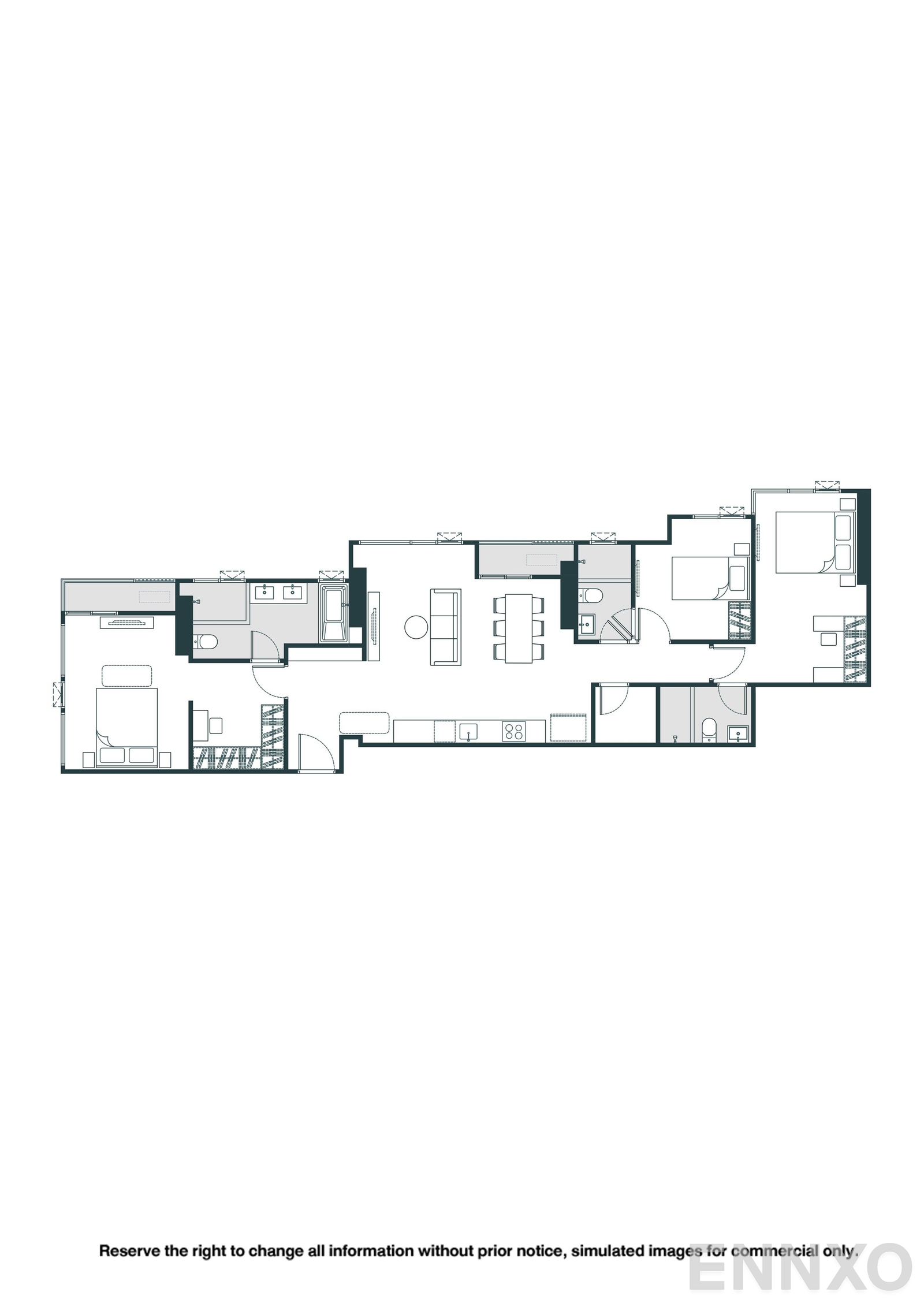 รูปแปลนห้อง C01 ของโครงการ NUE Riverest Ratburana