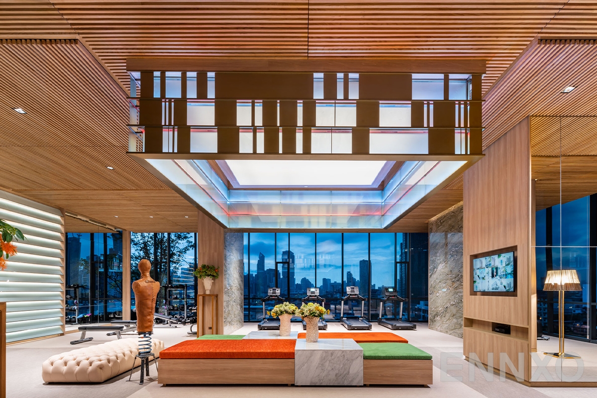 รูปห้องออกกำลังกายของ โอกะ เฮาส์ สุขุมวิท 36