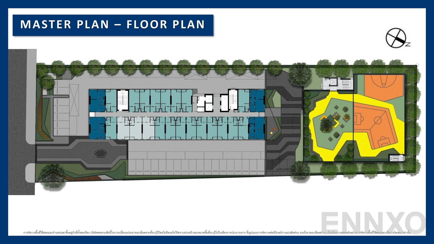 แปลนชั้น MASTER PLAN FLOOR PLAN ของโครงการ ออริจิ้น ปลั๊ก แอนด์ เพลย์ รามคำแหง ทริปเปิ้ล สเตชั่น