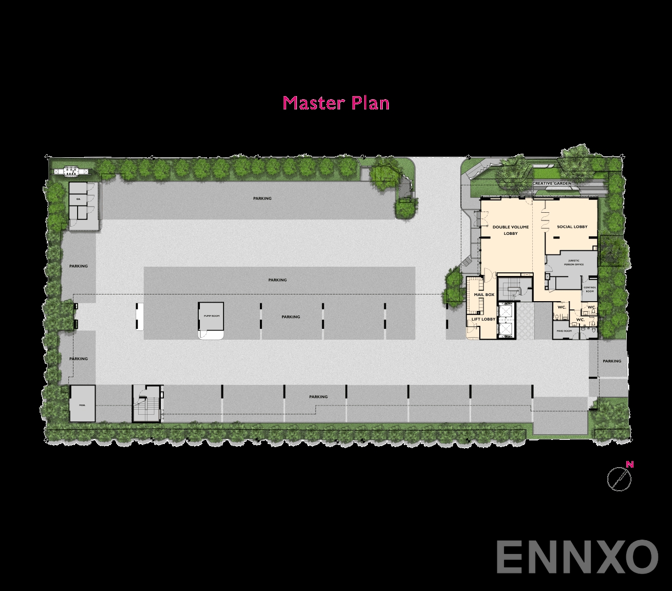 แปลนชั้น Plan 1 ของโครงการ พลัม คอนโด สุขุมวิท 62