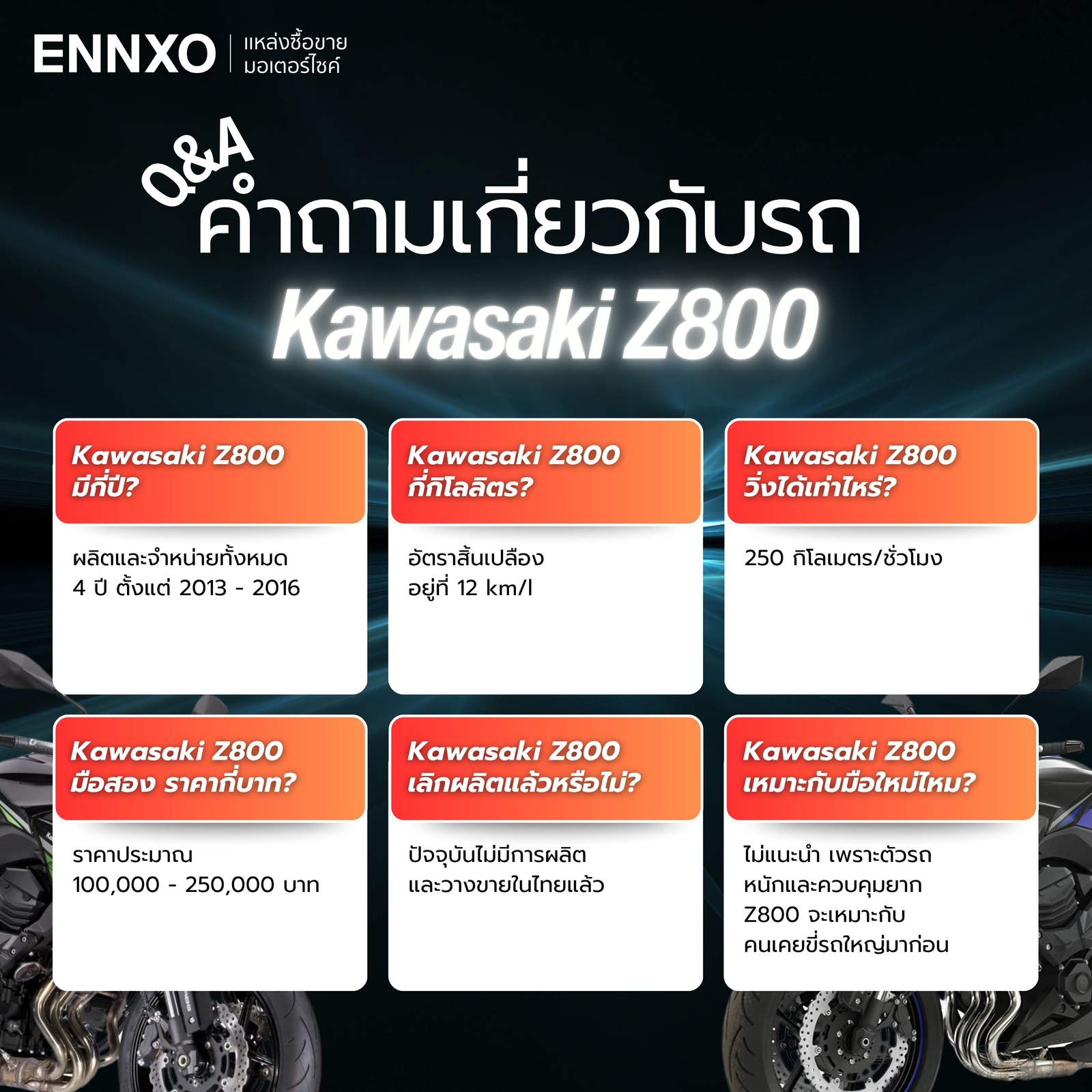 Q&A Kawasaki Z800 ยังน่าใช้ไหม