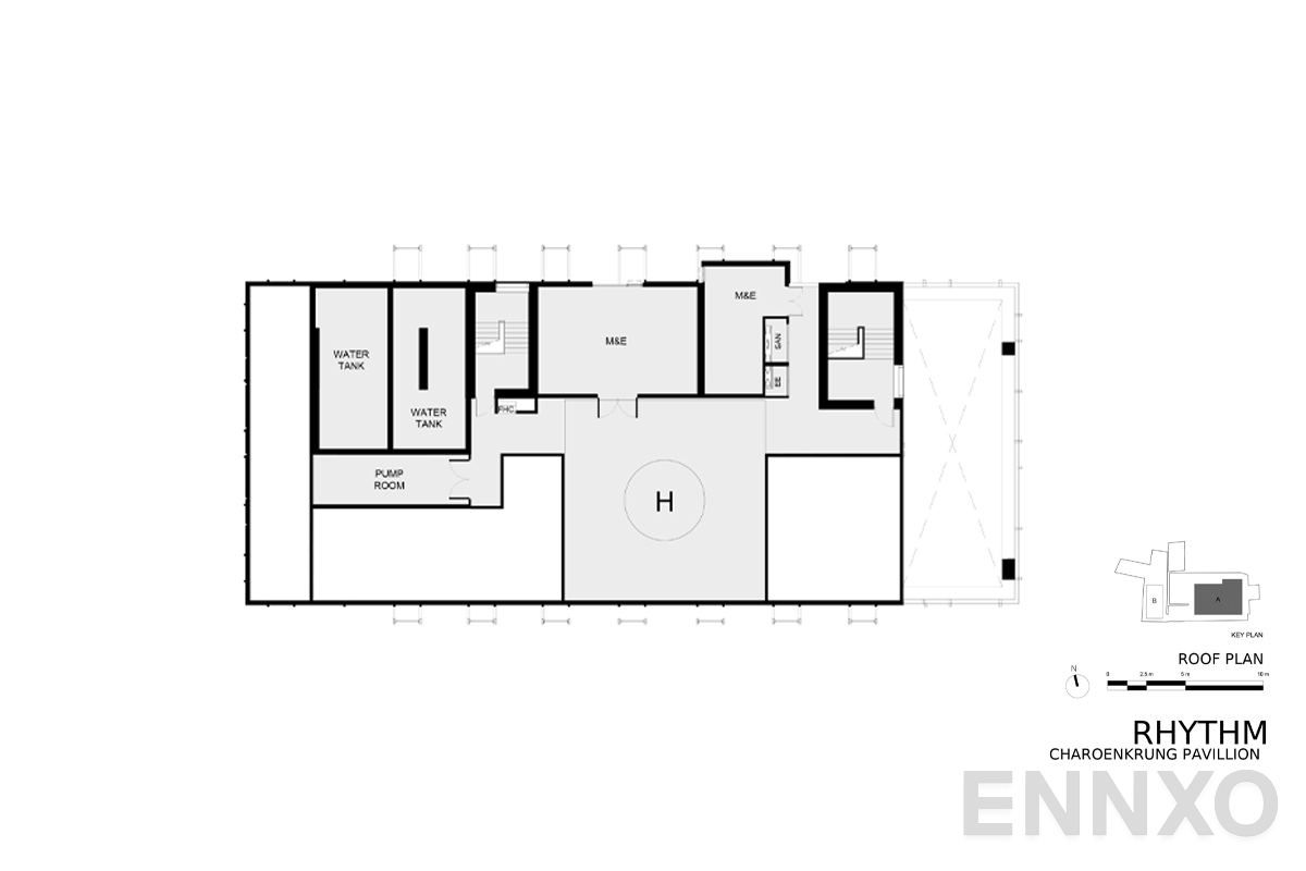 แปลนชั้น 45th Floor ของโครงการ ริทึ่ม เจริญกรุง พาวิลเลี่ยน