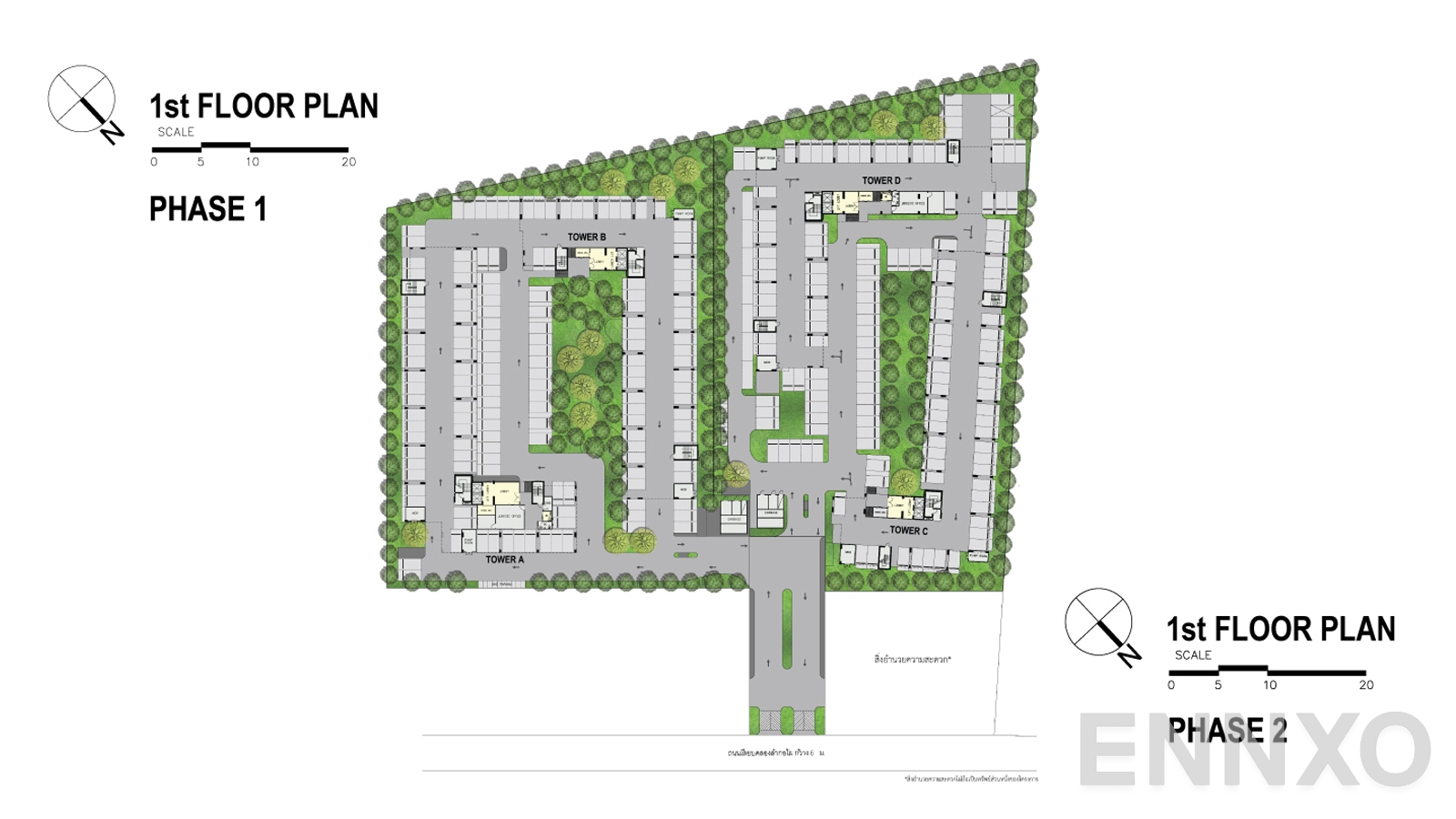 แปลนชั้น -- ของโครงการ Sena Kith Chalong Krung - Ladkrabang