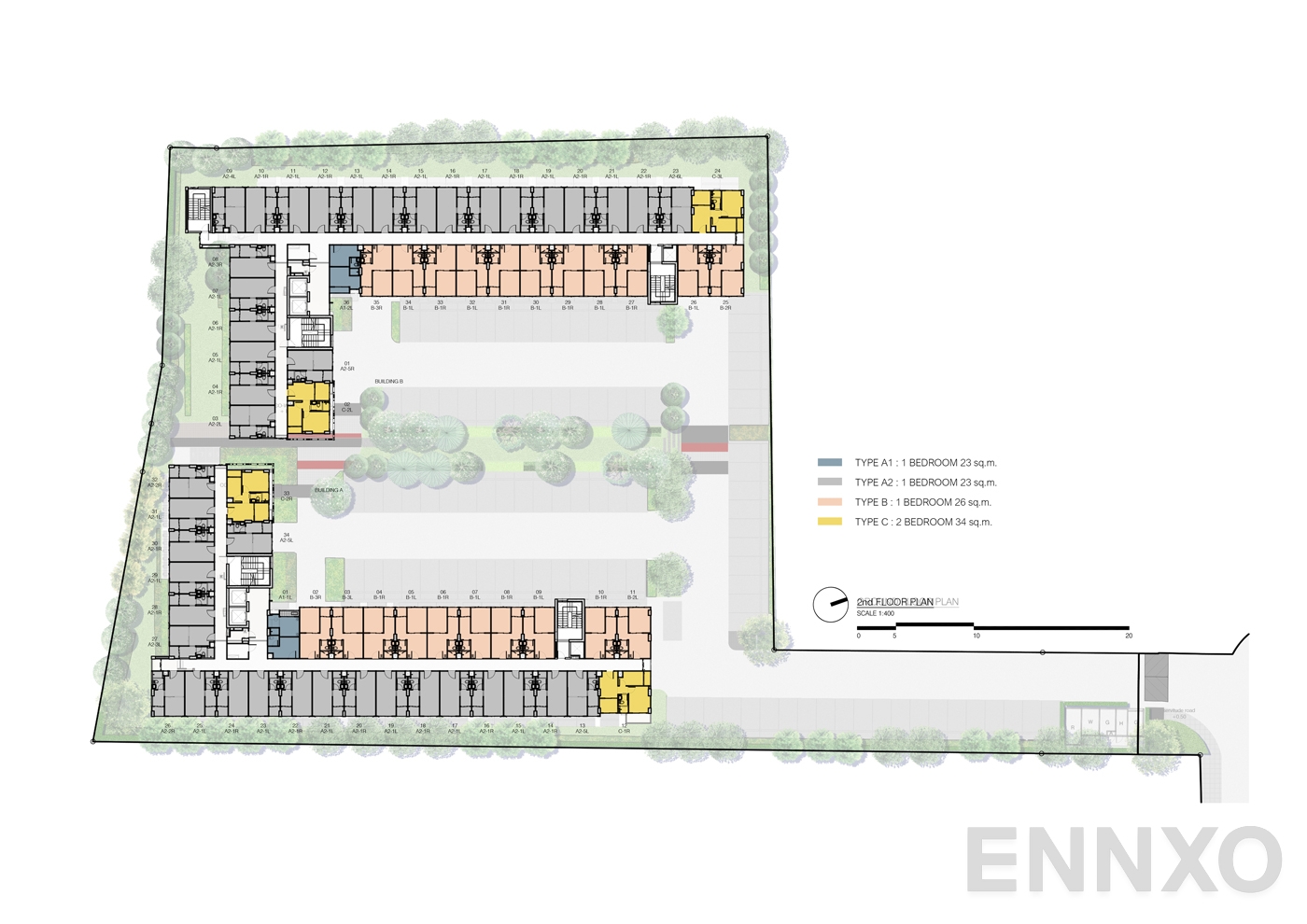 แปลนชั้น Master Plan ของโครงการ เสนาคิทท์ สำโรง อินเตอร์เชนจ์