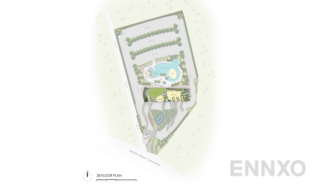 แปลนชั้น Roof Top ของโครงการ Supalai Blue Whale Hua Hin