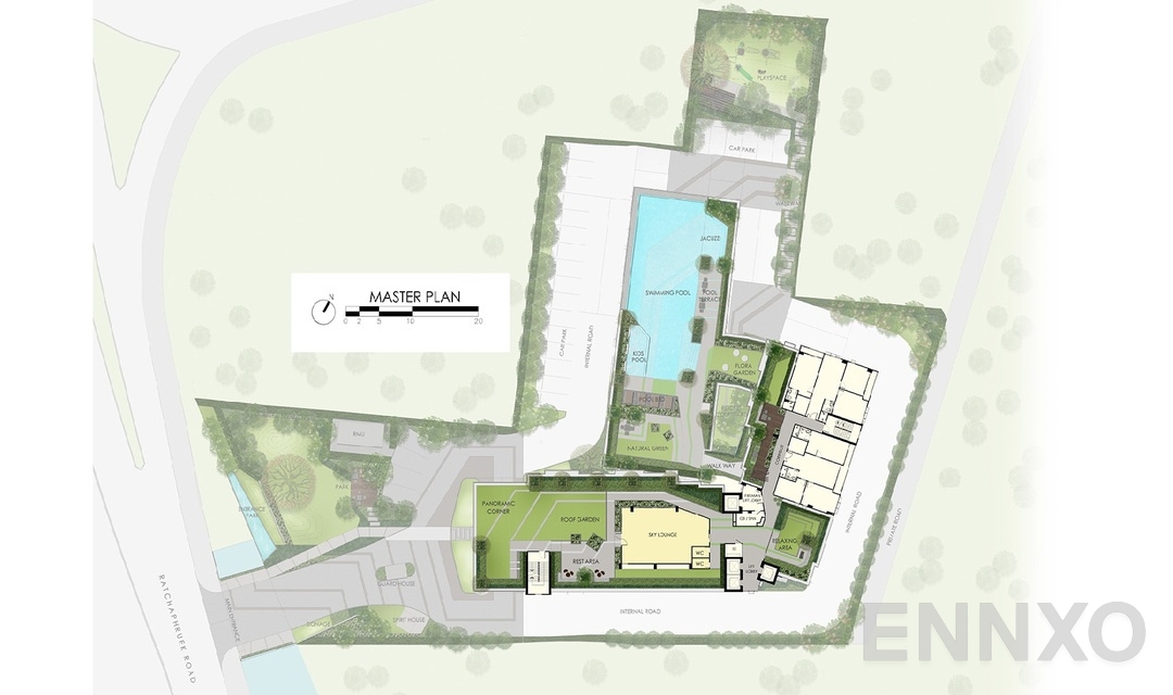 แปลนชั้น Master Plan ของโครงการ ศุภาลัย ลอฟท์ สาทร - ราชพฤกษ์