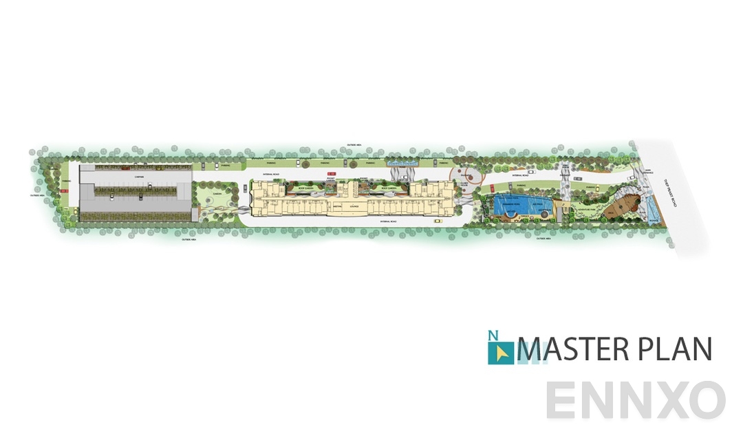 แปลนชั้น Master Plan ของโครงการ ศุภาลัย มาเรย์ แอท พัทยา