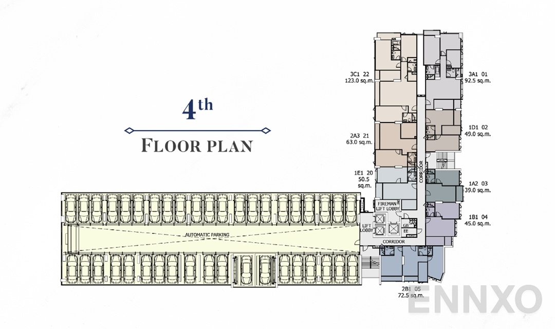 แปลนชั้น 01_MasterPlan_4th ของโครงการ Supalai Premier Samsen - Ratchawat
