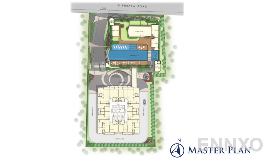แปลนชั้น Master Plan ของโครงการ ศุภาลัย พรีเมียร์ สี่พระยา-สามย่าน