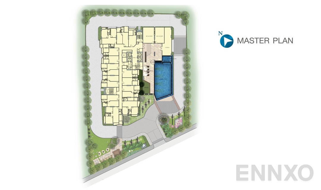 แปลนชั้น Master Plan ของโครงการ ศุภาลัย วิสต้า ห้าแยกปากเกร็ด