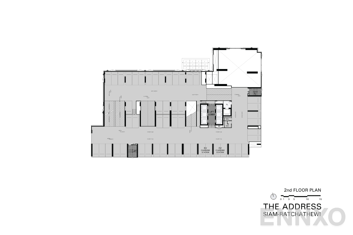 แปลนชั้น 2nd Floor ของโครงการ ดิ แอดเดรส สยาม-ราชเทวี
