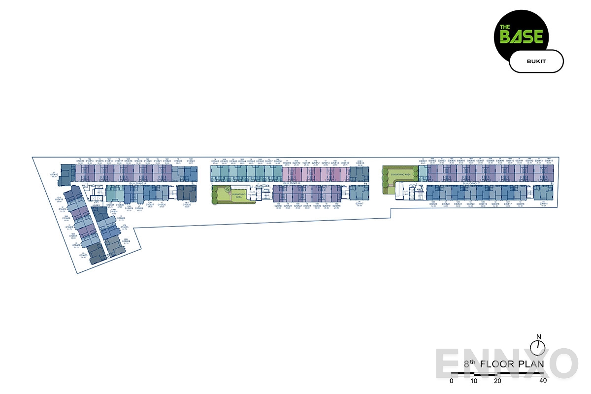 แปลนชั้น f8 ของโครงการ เดอะ เบส บูกิต - ภูเก็ต