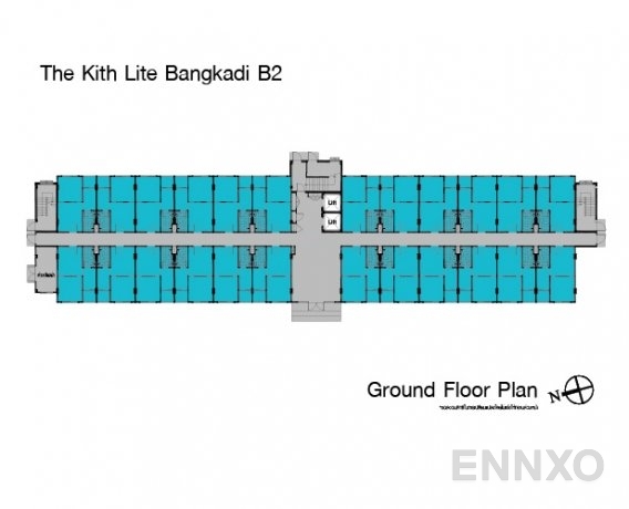 แปลนชั้น ชั้นล่าง  ของโครงการ เดอะ คิทท์ ไลท์ บางกะดี - ติวานนท์