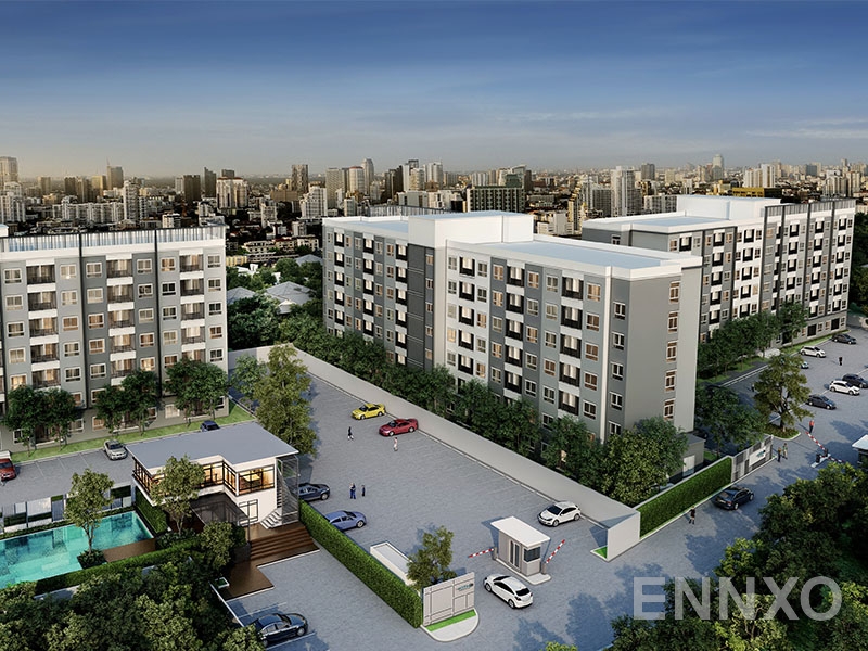 รูป ภายนอกโครงการ ของ เดอะ คิทท์ ไลท์ บางกะดี - ติวานนท์ - รูปที่ 2